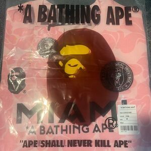 Bape Pink Graphic T-Shirt